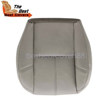 For 2007 - 2013 Chevy Silverado 1500 Driver Bottom Leather Seat Cover Gray 833
