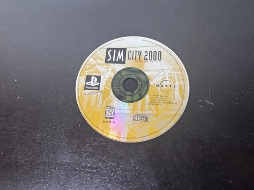 SimCity 2000 PlayStation 1 PS1 Disc Only Tested And Working
