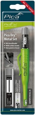 Marker Set Bleistift und Hartmetallspitze für Metallspuren Pica Dry 30800