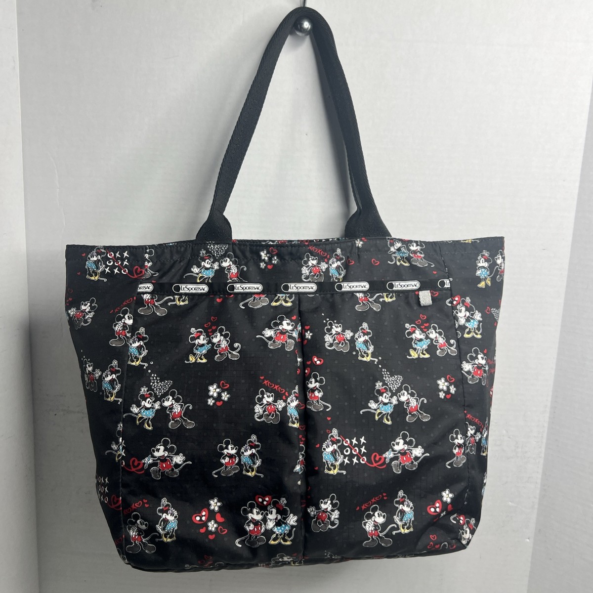 Lesportsac For Disney Mickey Loves Minnie Collaboration Tote Bag 