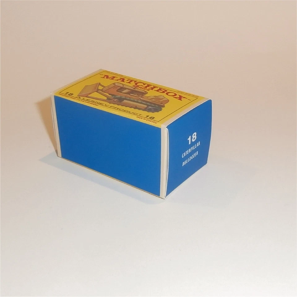 Matchbox Lesney 18d Caterpillar Bulldozer E Style Repro Box - Image 2 of 4