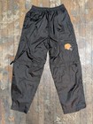 Vtg Y2K NFL CLEVELAND BROWNS XL (18-20) Windbreaker Lined Pants Leg Zip Shorts