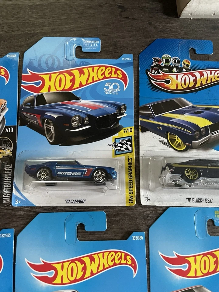 Lote de 8 autos clásicos Hot Wheels Buick GMX Chevy Plymouth Pontiac personalizados 2015 Foto 4 de 4