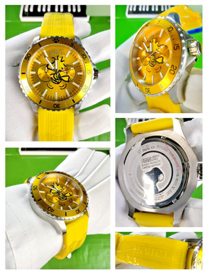 Invicta Character Collection Peanuts L.E #554/3000 Yellow Quartz Men Watch 45387