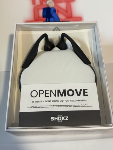 Shokz Wireless OpenMove Knochenleitungs-Kopfhörer mit offenem Ohr – grau