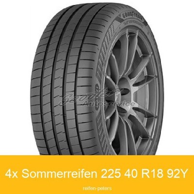 4x Goodyear Eagle F1 Asymmetric 6 XL 225/40 R18 92Y Sommerreifen | 44155