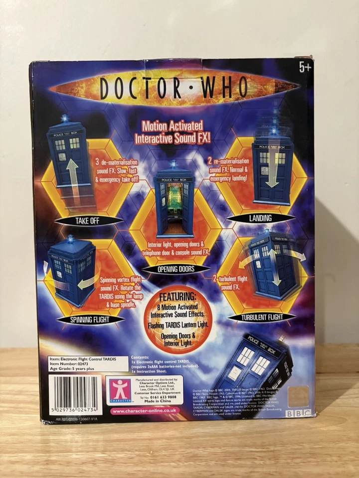 Doctor Who 9th 10th Doctor Flight Control Tardis Working Lights And Sounds - Image 3 of 4