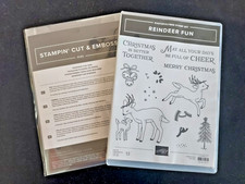 Stampin' Up REINDEER FUN Bundle 13 Stamps 18 Dies -New/Retired-Holidays