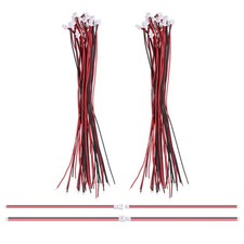 20 Pairs 1.25mm 2PIN Micro Male Female Connector Plug with 28 AWG 150mm Wire