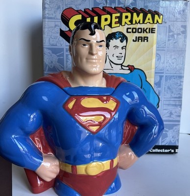 Superman TM & DC Comics 1997 Clay Art Cookie Jar