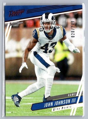 2020 Panini Prestige #145 John Johnson III Xtra Points Red #/249