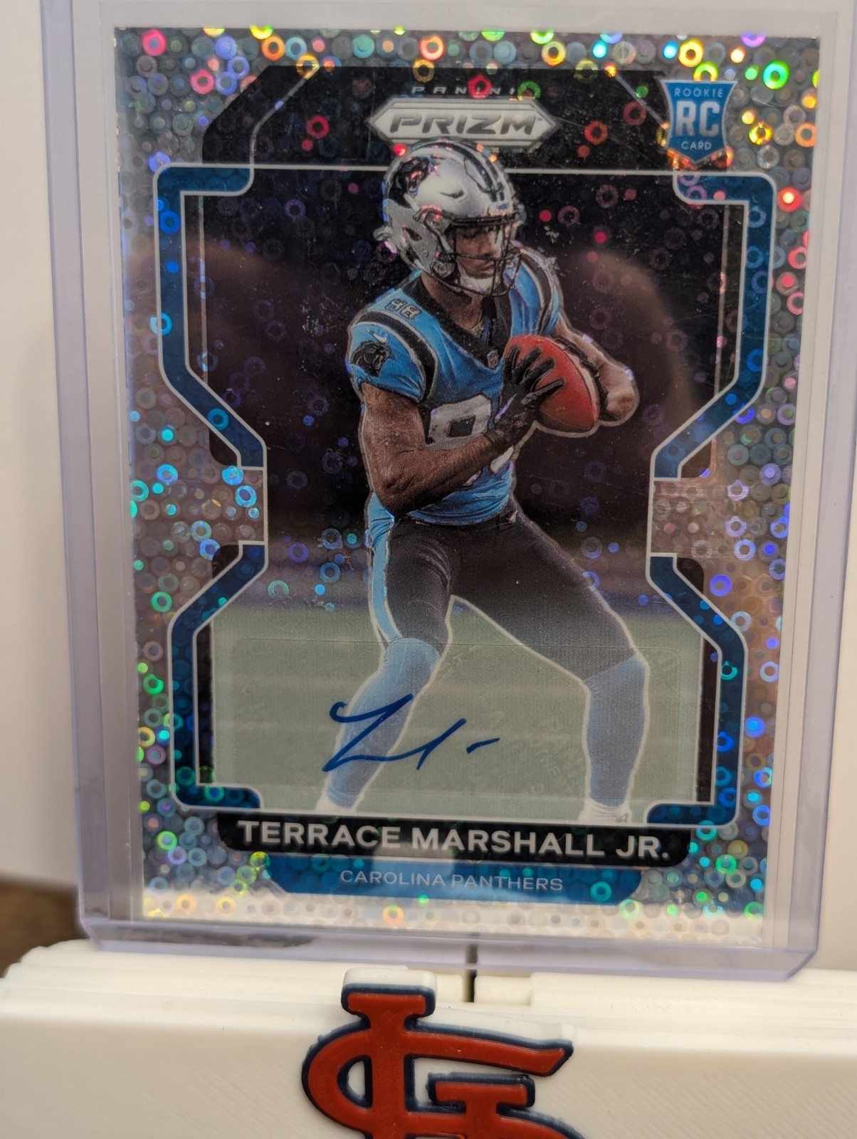 2021 Panini Prizm - Rookie Terrace Marshall Jr. #348 No Huddle Prizm Autographs