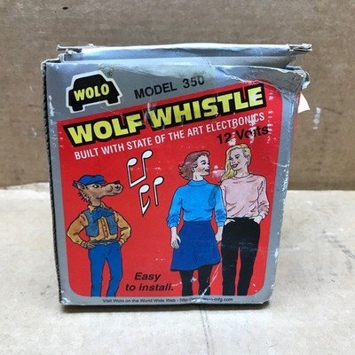 NOS Vintage WOLO Wolf Whistle Model 350 12 Volt