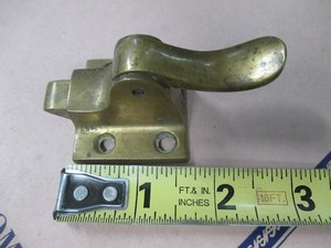 Vintage BRASS LATCH Ice Box Hardware or other Heavy Duty cabinet parts quality