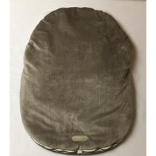 JJ Cole Urban Bundle Me Infant Carrier Car Seat Cover Brown Taupe Faux Fur Lined