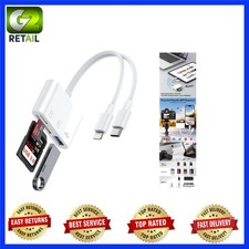 USB C  Lightning SD Card Reader for Efficient Multimedia Transfers