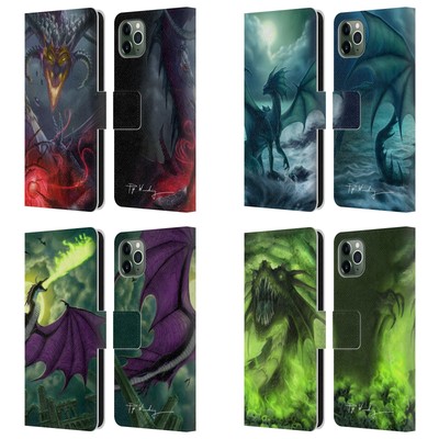 PIYA WANNACHAIWONG SCHWARZE DRACHEN BRIEFTASCHE HUELLE FÜR APPLE iPHONE HANDYS