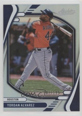 2022 Panini Absolute Holo Silver 101/199 Yordan Alvarez #23 0w7
