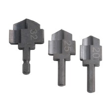 3pcs Hex Shank PPR Drill Bits for Water Pipe Expansion Plumbers' Essential Tool