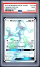 2019 POKEMON SUN & MOON HIDDEN FATES #SV59 FULL ART/MEWTWO GX PSA 9