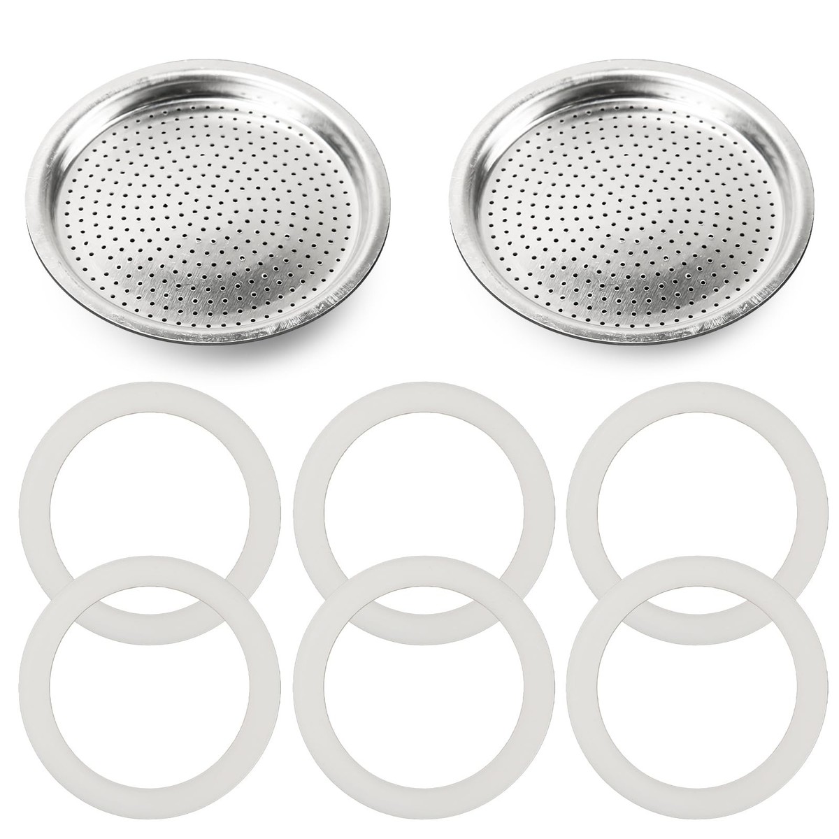パーツ moka Moka Pot Spare Parts Replacement for Bialetti 3/4 Cups, Stainless