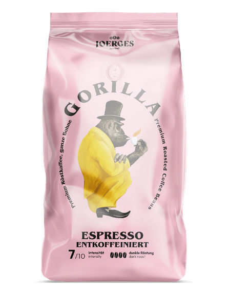 Joerges Gorilla Espresso Entkoffeiniert 1000G Kaffee #1906936-image