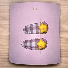 NEW Adorable Embellished Snap Clips Set