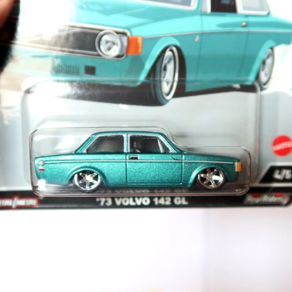 HOT WHEELS '73 VOLVO 142 GL AUTOSTRASSE HCJ87 NUOVA SIGILLATA - Immagine 2 di 4