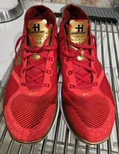 Nike FREE TRAIN INSTINCT HART Sneakers Men's Size 10.5 red and gold