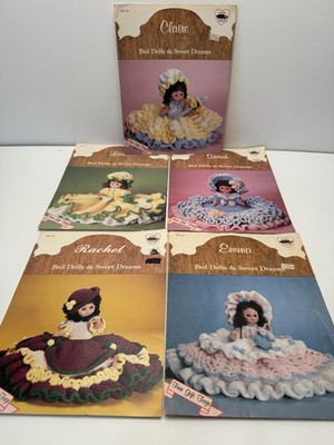 5 Dumplin Designs Crochet Doll Patterns Booklets Laura Claire Sarah Rachel Emma