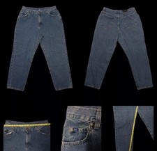 Early 90s Vintage Lee Original Mom Jeans Denim Med Wash Med Jeans Size 16 P Blue