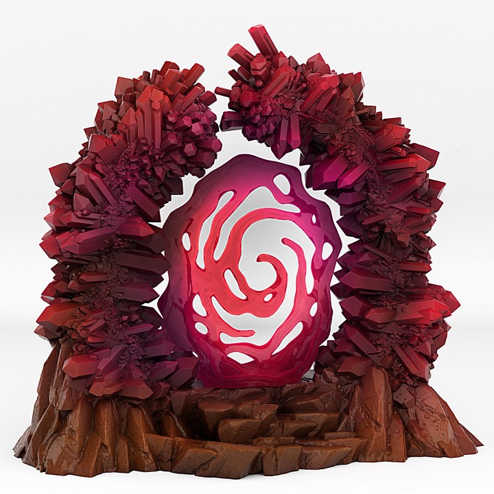 Crystal Portal lumineux effet nébulaire pour illuminer votre salon