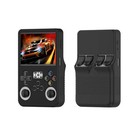 For R36S Retro Handheld Game Console Silicone Protective Cover Case Black