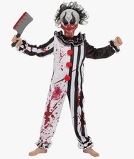Spooktacular Creations Halloween Boy Bleeding Killer Clown Costume Child Med