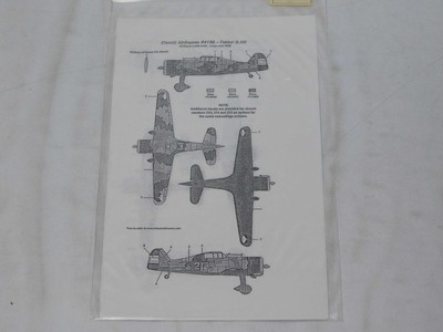 1/48 Classic Airframes 4150 Fokker D.XXI Decals NEW