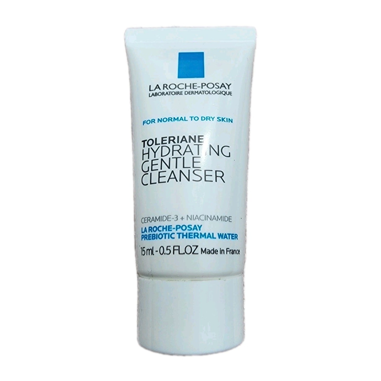 La Roche-Posay Toleriane Hydrating Gentle Cleanser 0.5 oz/15 mL Travel Size NEWg