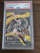PSA 10 2024 Panini Select WNBA - Courtside Kelsey Plum #205 Gold Ice Prizm /10