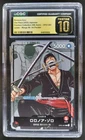 2022 ONE PIECE JP RORONOA ZORO MANGA ALT ART 25TH OP01-001 CGC 10 PRISTINE U PT
