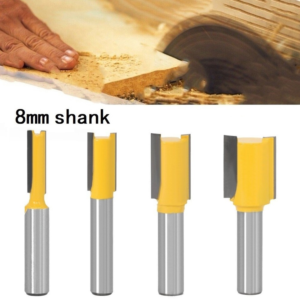 Practical Router Bit Straight 1pc 8mm Shank Carbide Carving Cleaning ...