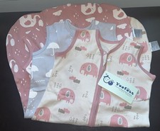 Yoofoss Baby Sleep Sacks Size 0-6 Month Wearable Blanket Sleeveless Lot of 3 new