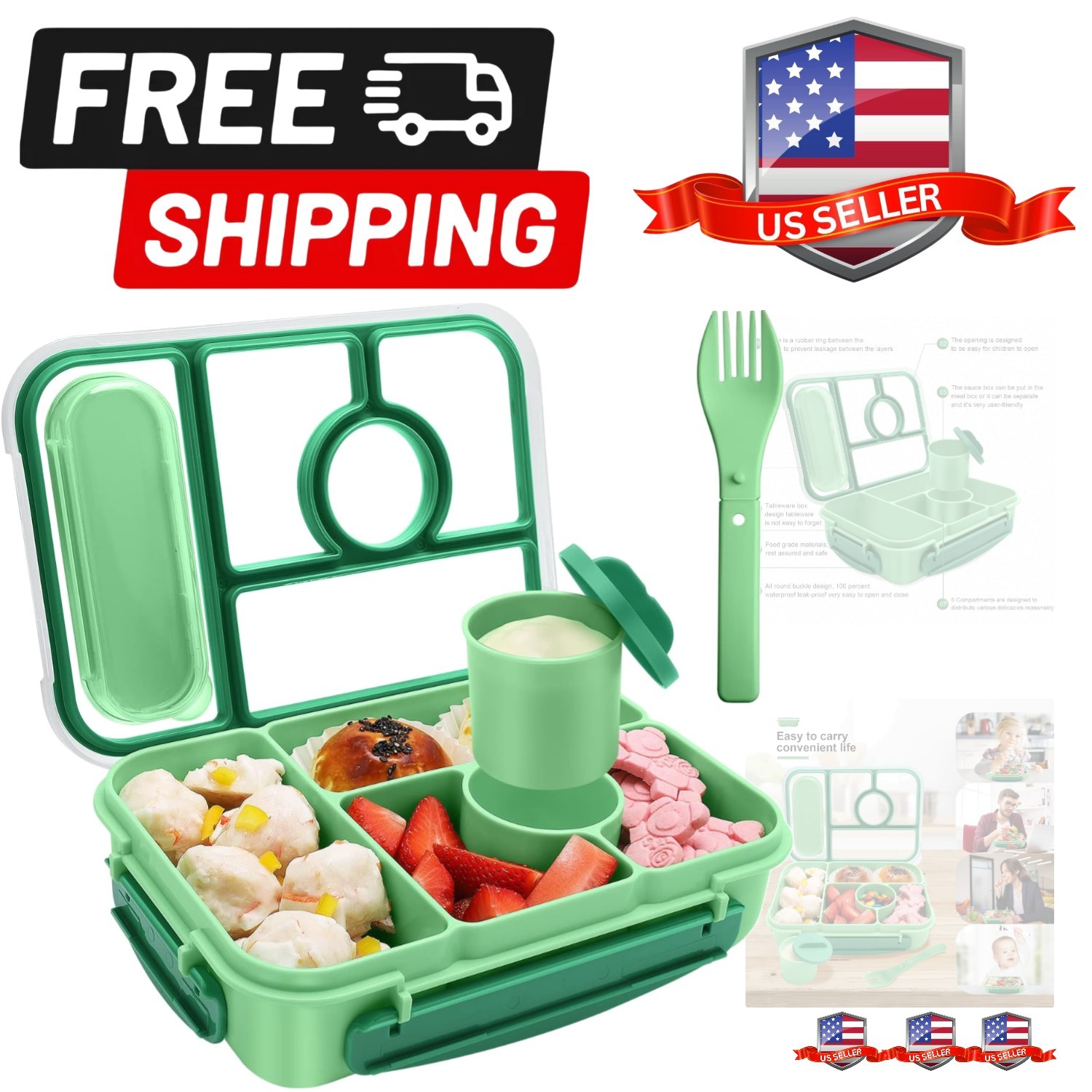 Adult Lunch Box Kids,lunch Containers For Adults/kids/toddle