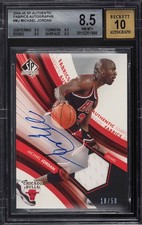 Michael Jordan Auto 2004 SP Authentic Fabrics PATCH AUTO /50