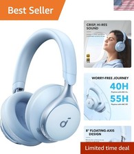 by , Space One, Active Noise Cancelling Headphones, 2X Stronger Voice Reducti...