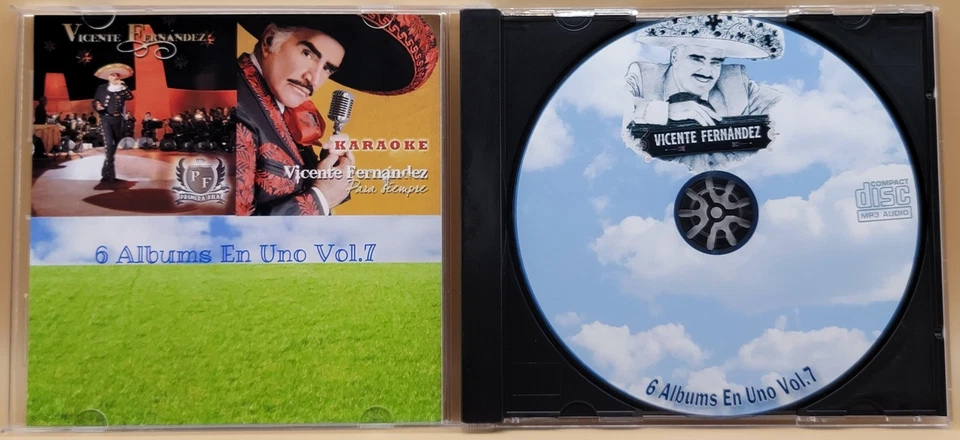 Vicente Fernández - 6 Albums En Uno Vol.7 - MP3 Audio - Image 3 of 3