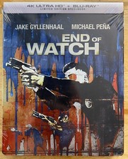 NEW END OF WATCH 4K ULTRA HD  BLU RAY SHOUT FACTORY LIMITED EDITION STEELBOOK