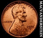 1955-D Lincoln Wheat Cent - Red Choice Gem Brilliant Unc  No Reserve  #G8700