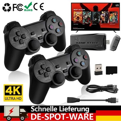 20000+Retro Videospielkonsole 4K HD TV Spiel Stick inkl.2X Wireless Controller