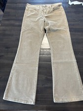 Vintage Levis 526 Boot Cut Women s White Tag Tan Corduroy Pants Size 8 33x31