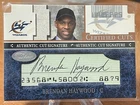 Brendan Haywood 2001 FLEER FOCUS CERTIFIED CUTS DIE CUT CHECK AUTO RC Wizards
