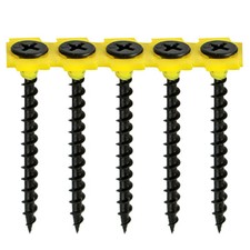 Image of Timco Collated Drywall Screws PH Bugle Coarse Thread Black - Various Sizes